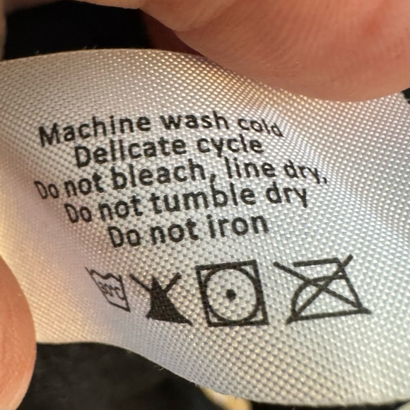 Exist long women’s flounce top black short sleeve SZ L embroidered Aztec print - Picture 5 of 5